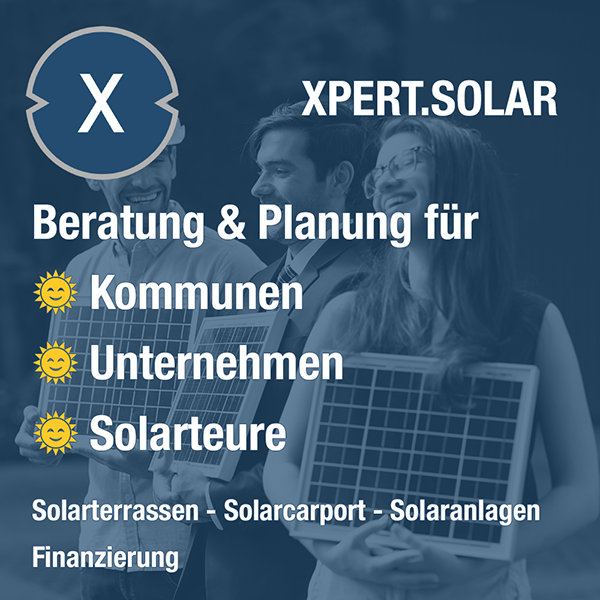 Xpert.Solar Solarcarport & Solarterrassen - Beratung und Planung